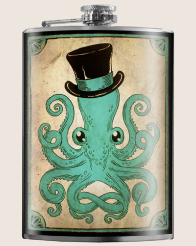 Gentleman Octopus - Flask