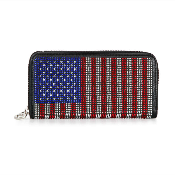 American Flag Bling Wallet