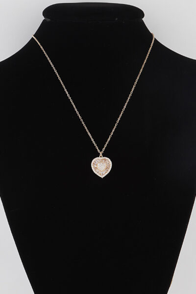 Crystal Heart Pendant Necklace