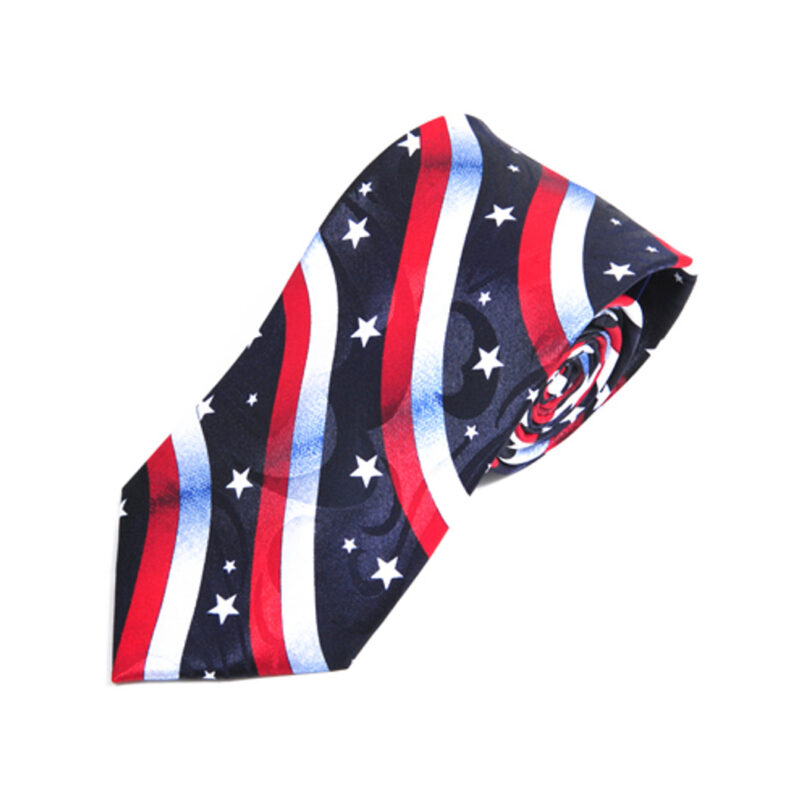 Flag Novelty Tie NV4457