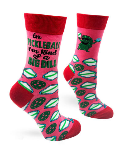 In Pickleball I'm Kind of a Big Dill Women's Crew Socks