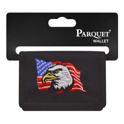 Men's Polyester Tri-fold Velcro Wallets MW10119