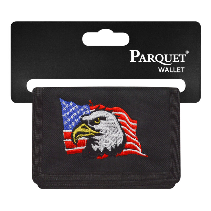 Men's Polyester Tri-fold Velcro Wallets MW10119