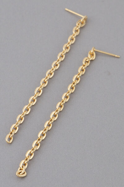 Simple Chain Drop Earrings